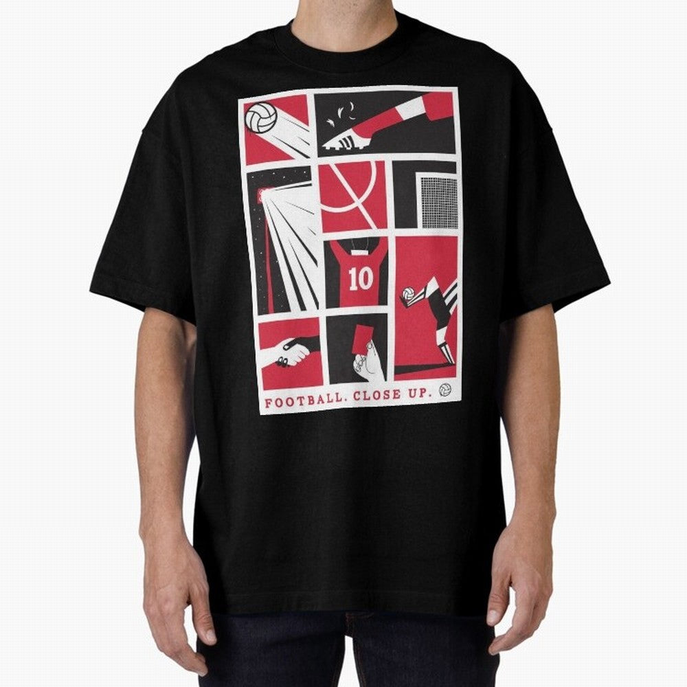 World Cup 2026 Soccer Celebration: United Football Fan Art Oversized T-Shirt Keep the Legacy of FIFA World Cup 2026 USA Canada Mexico Built around Cristiano Ronaldo, Haaland and CR7, Brazil Energy, Sports Nostalgia, International Competition,