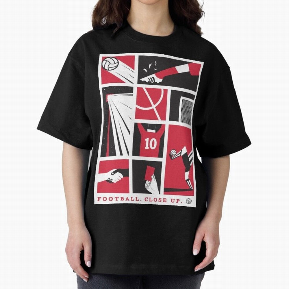 World Cup 2026 Soccer Celebration: United Football Fan Art Oversized T-Shirt Keep the Legacy of FIFA World Cup 2026 USA Canada Mexico Built around Cristiano Ronaldo, Haaland and CR7, Brazil Energy, Sports Nostalgia, International Competition,
