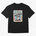 Argentina World Cup 2026 Filete Porte?o Vintage Football Poster - Buenos Aires Folk Art Fan Design Oversized T-Shirt Show Passion for the Stars of FIFA World Cup 2026 Group Stage Driven by Messi, Portugal, Spain and Germany Energy, Classic Soccer