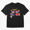 Group?D?¨C?World?Cup?2026?Flags Oversized T-Shirt Represent Match Day Hype around FIFA World Cup 2026 USA Canada Mexico, Messi and Cristiano Ronaldo, France, Tournament Hype, Historic Matchups, Family Viewing Parties and Global Sports Pride; Great
