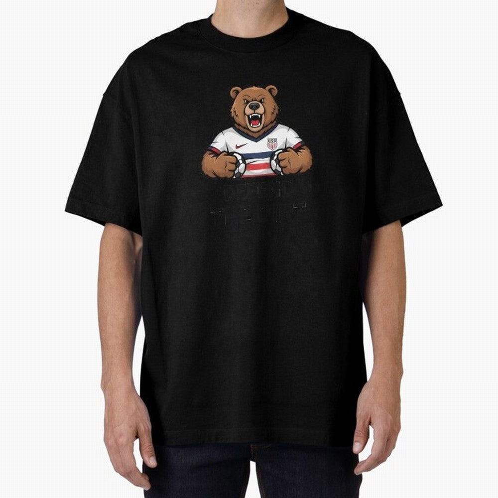 USA - World Cup 2026 Oversized T-Shirt Fuel the Hype around the FIFA World Cup 2026 Journey through CR7 Highlights, Portugal Pride, Match Day Excitement, Supporter Culture, Golden Goals and Global Football Passion; Ideal for Fans Who Follow Messi,