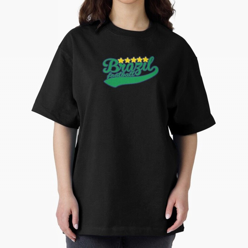 Brazil Soccer Football World Cup Vintage Oversized T-Shirt Elevate Global Football Passion for FIFA World Cup 2026 USA Canada Mexico, Made for CR7, Argentina, Worldwide Fan Energy, Dramatic Goals, Stadium Lights and Championship Celebrations; Built