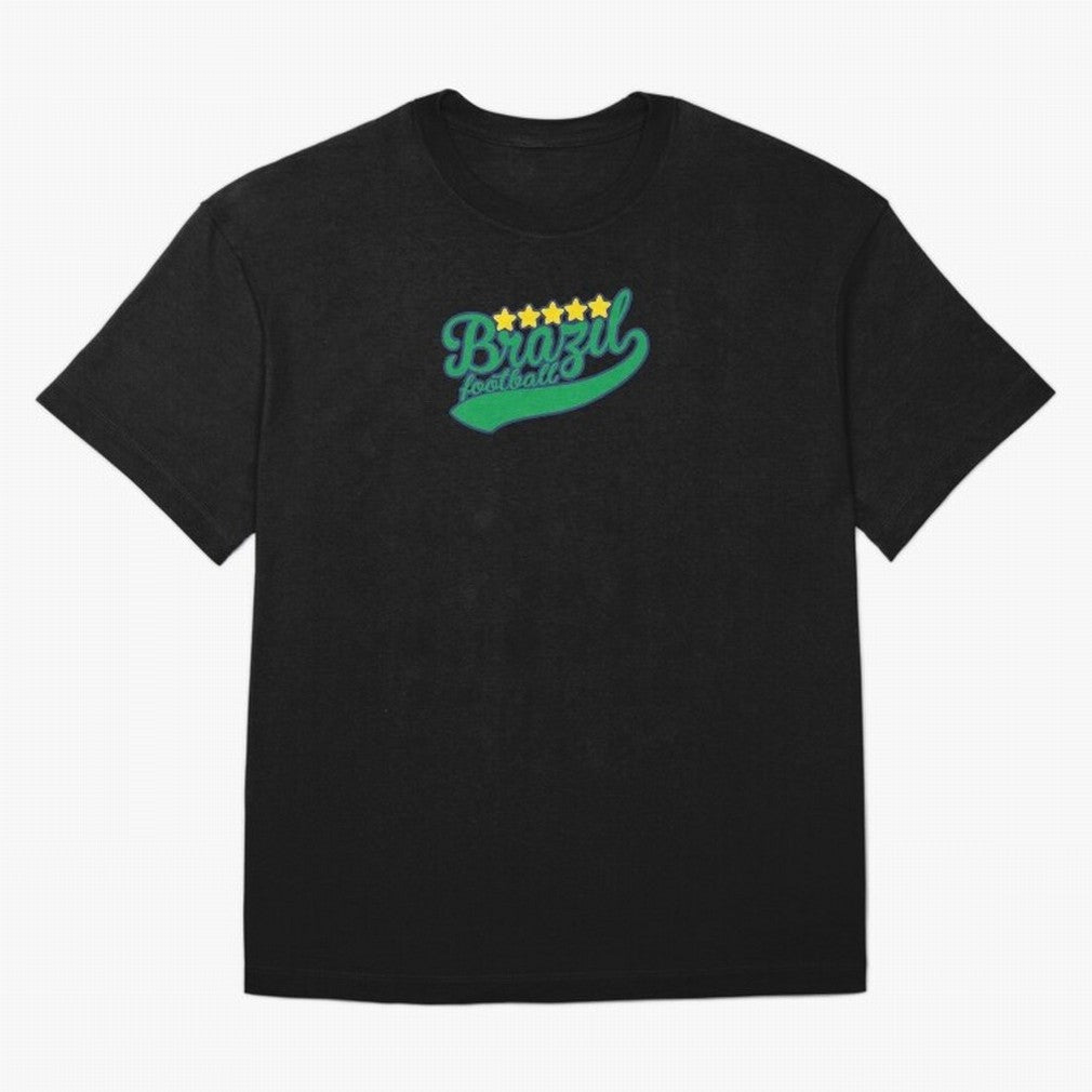 Brazil Soccer Football World Cup Vintage Oversized T-Shirt Elevate Global Football Passion for FIFA World Cup 2026 USA Canada Mexico, Made for CR7, Argentina, Worldwide Fan Energy, Dramatic Goals, Stadium Lights and Championship Celebrations; Built