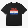Paraguay Oversized T-Shirt Follow FIFA World Cup 2026 USA Canada Mexico Connected to Messi, Spain Energy, Vintage Soccer Flavor, Modern Football Stars, National Flags and Final Night Emotion; Created for Match Day Parties, Soccer Gifts, Fan Photos,