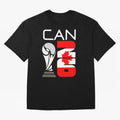Canada 2026 Soccer World Cup Trophy Canadian Flag Design Oversized T-Shirt Show Your Tournament Heart for FIFA World Cup 2026 USA Canada Mexico for Fans of CR7 and Messi and France and Portugal, Bringing Stadium Chants, National Pride, Trophy