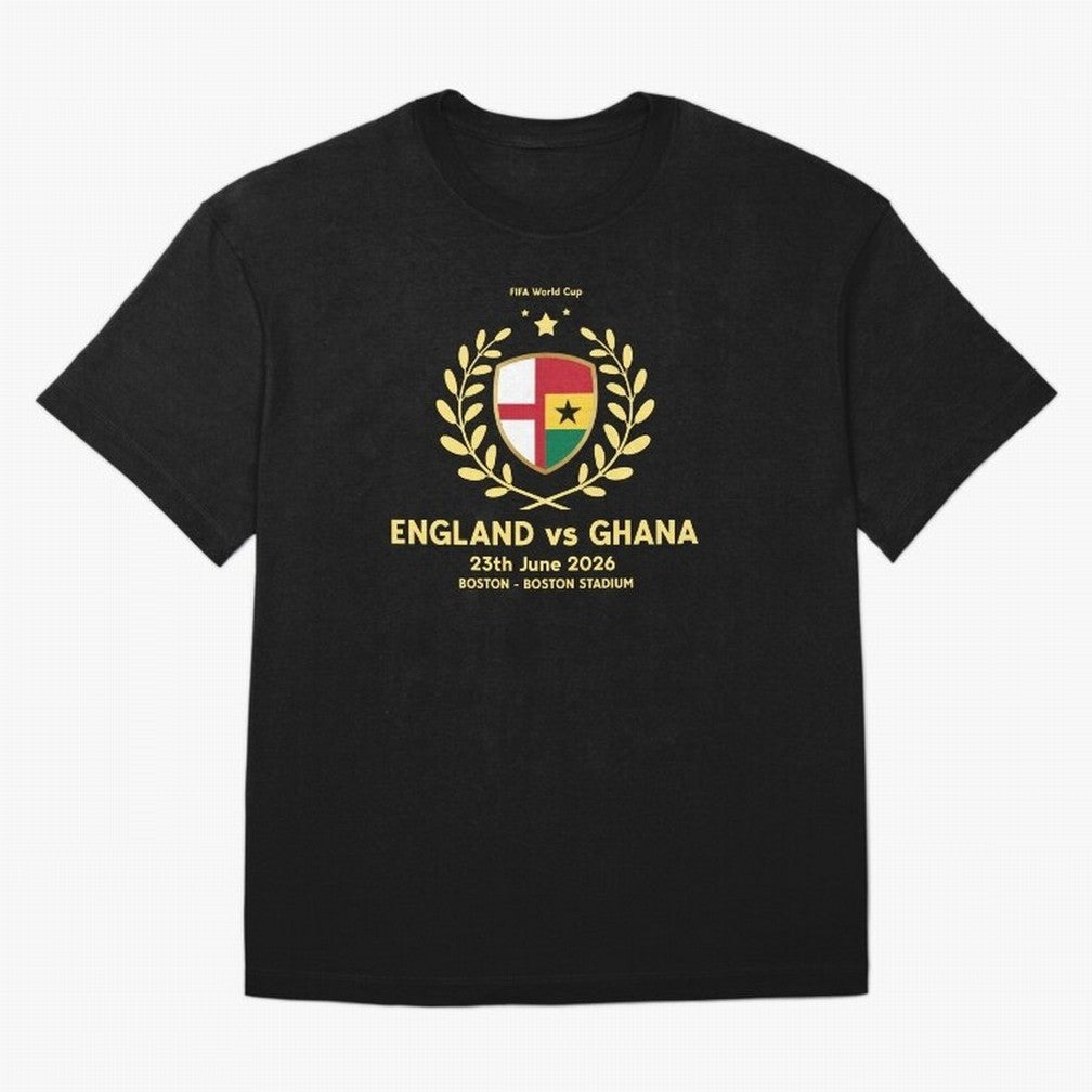 FIFA World Cup - England v Ghana Oversized T-Shirt Relive the FIFA World Cup 2026 Group Stage Journey through Neymar Highlights, Brazil, Portugal and Argentina Pride, Supporter Pride, Iconic Celebrations, Legendary Names and Global Match Day