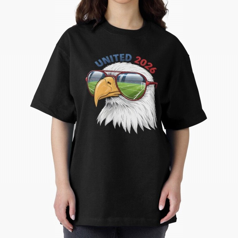 USA - World Cup 2026 Oversized T-Shirt Bring Supporter Culture to FIFA World Cup 2026 Group Stage for Fans of CR7 and Messi and Argentina, France and Brazil, Bringing Tournament Hype, Historic Matchups, Family Viewing Parties and Global Sports