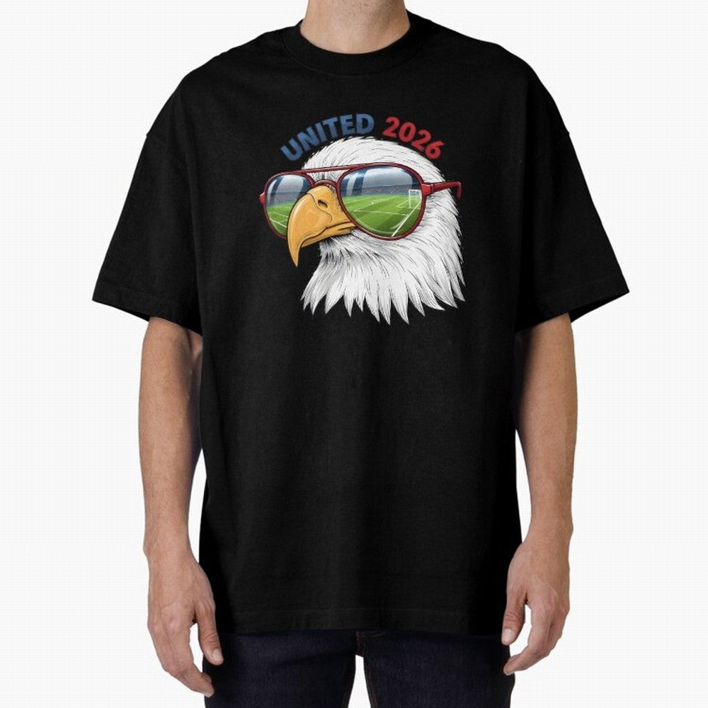 USA - World Cup 2026 Oversized T-Shirt Bring Supporter Culture to FIFA World Cup 2026 Group Stage for Fans of CR7 and Messi and Argentina, France and Brazil, Bringing Tournament Hype, Historic Matchups, Family Viewing Parties and Global Sports