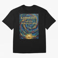 Kansas City Home of the World Cup 2026 Soccer Fan ¡ª Moody Jewel Art Print Oversized T-Shirt Feel the Trophy Chase of the FIFA World Cup 2026 Group Stage Journey through Messi, Neymar and Mbappe Highlights, France and Portugal Pride, Worldwide Fan