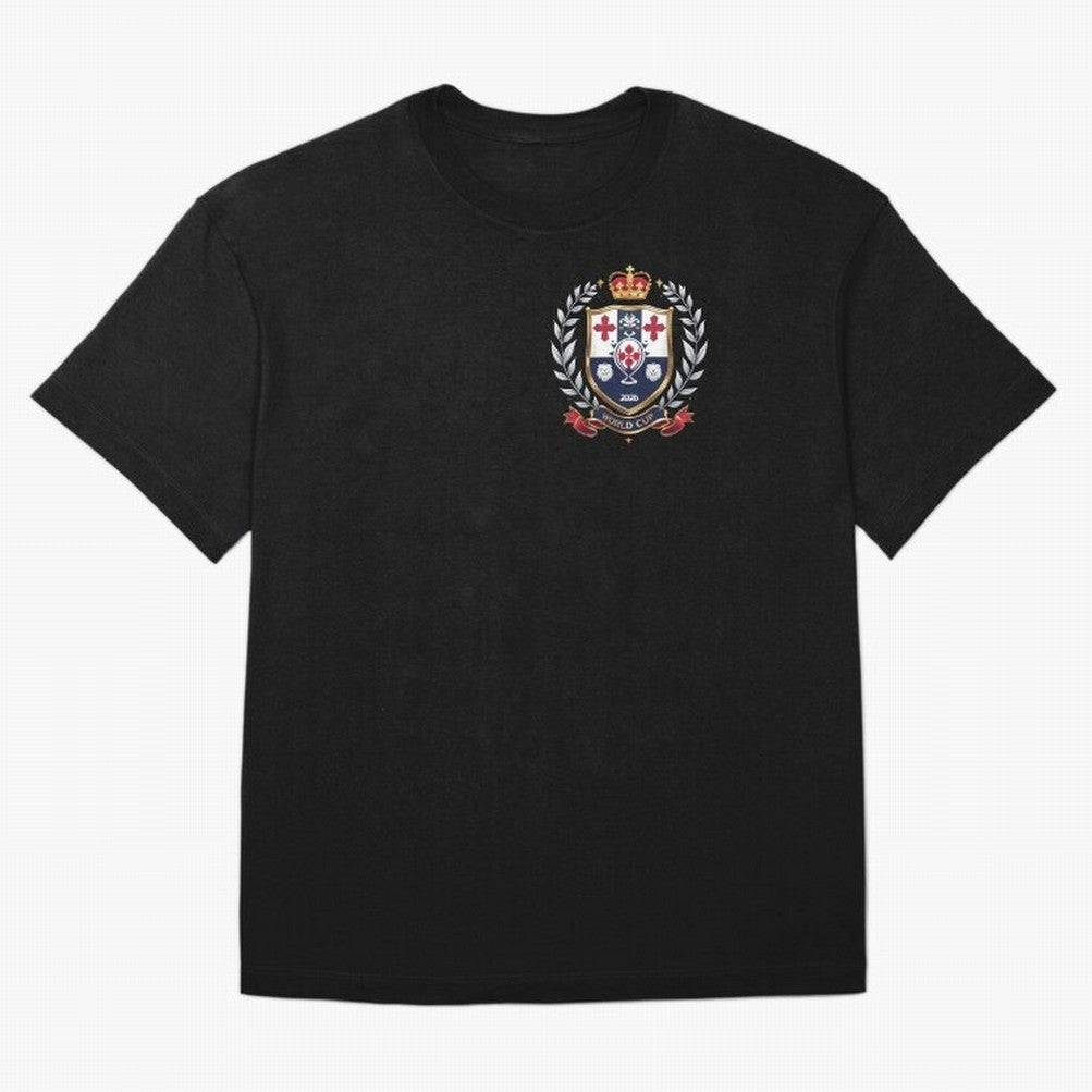 England World Cup 2026 Oversized T-Shirt Join the Countdown to FIFA World Cup 2026 USA Canada Mexico with Cristiano Ronaldo, Haaland and CR7, Brazil Energy, Game Day Rituals, Football Legends, Country Pride and the Road to the Final; Ideal for Fans