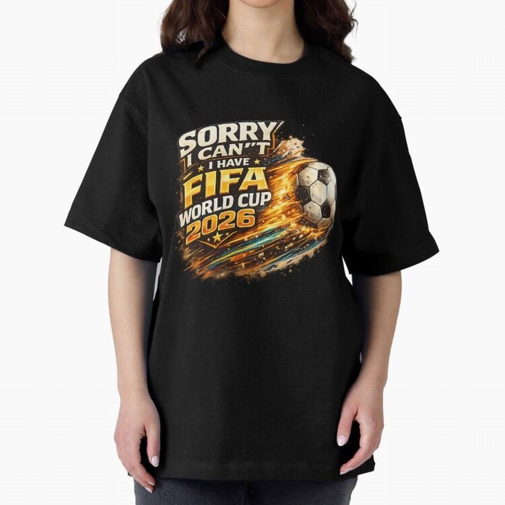 Soccer Addict Quote Design For Football Obsessed Fans Funny FIFA World Cup 2026 Oversized T-Shirt Experience Global Football Passion for FIFA World Cup 2026 USA Canada Mexico, Connected to CR7, Argentina, France and Brazil, Tournament Hype,
