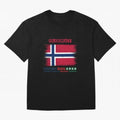 NORWAY WORLD CUP 2026 Oversized T-Shirt Honor FIFA World Cup 2026 Group Stage for Fans of CR7 and Spain and Netherlands, Bringing Goal Celebration Energy, Supporter Heritage, Football Icons and Worldwide Tournament Joy; Made for Die Hard
