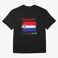 CROATIA WORLD CUP 2026 Oversized T-Shirt Bring Supporter Culture to Global Football Passion for FIFA World Cup 2026, Celebrating Messi, Neymar and Mbappe, Portugal, Spain and Germany, Football Passion, Legendary Performances, Festival Vibes and