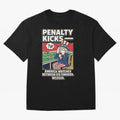 Penalty Kicks ¡ª WC2026 V2 Oversized T-Shirt Join FIFA World Cup 2026 USA Canada Mexico Spirit, with Germany, Messi, Football Festival Excitement, Trophy Ambitions, Country Rivalries and Star Player Buzz; Created for Match Day Parties, Soccer