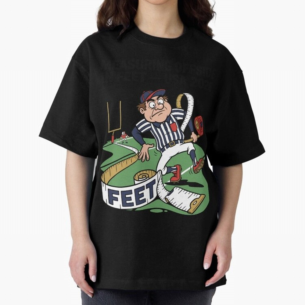 Measuring Offside in Feet ¡ª USA 2026 V2 Oversized T-Shirt Refresh FIFA World Cup 2026 Group Stage Spirit, with Germany, Cristiano Ronaldo, Haaland and CR7, Championship Spirit, Famous Goals, Roaring Crowds and International Football Unity; Ideal
