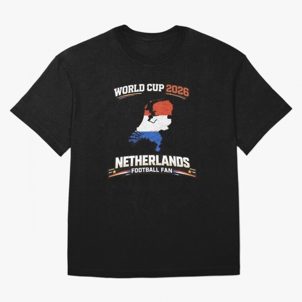 Netherlands Football Fan World Cup 2026 - Dutch Map Vintage Art Oversized T-Shirt Show Fan Pride Across Match Day Hype around FIFA World Cup 2026, Mbappe and Neymar, Germany, Retro Football Energy, Iconic Rivalries, Trophy Chase Drama and Stadium