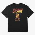 Spain Football World Cup 2026 - La Roja Stars Loading Oversized T-Shirt Keep the Match Day Mood of FIFA World Cup 2026 USA Canada Mexico Spirit, Built around Brazil, Portugal and Argentina, Mbappe and Neymar, Match Day Excitement, Supporter