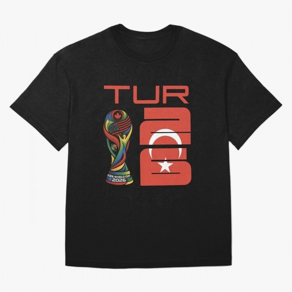 Turkey Football World Cup 2026 Fan Design Oversized T-Shirt Bring Legendary Rivalry Energy to the FIFA World Cup 2026 Journey through Neymar Highlights, France Pride, Tournament Hype, Historic Matchups, Family Viewing Parties and Global Sports