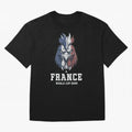 France Football World Cup 2026 Rooster Mascot Art Oversized T-Shirt Mark the FIFA World Cup 2026 USA Canada Mexico Journey through Mbappe and Neymar Highlights, Netherlands Pride, Vintage Soccer Flavor, Modern Football Stars, National Flags and
