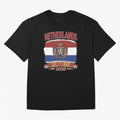 Netherlands World Cup 2026 Coat of Arms Football Design Oversized T-Shirt Bring Supporter Culture to FIFA World Cup 2026 USA Canada Mexico for Fans of Neymar and Spain, Bringing Football History, Final Match Energy, Crowd Noise and Once in a