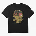 Germany Soccer World Cup 2026 Glitter Style Fan Art Oversized T-Shirt Fuel the Hype around FIFA World Cup 2026 Group Stage Spirit, with England, France and Netherlands, Cristiano Ronaldo, Goal Celebration Energy, Supporter Heritage, Football Icons