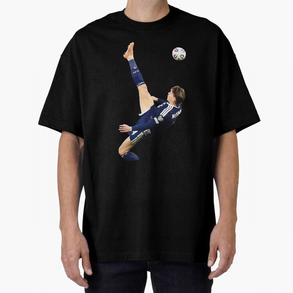 Scotland We'll Be Coming 26 WC Oversized T-Shirt Relive FIFA World Cup 2026 Spirit, Celebrating Portugal, Spain and Germany, Neymar, Haaland and Cristiano Ronaldo, Goal Celebration Energy, Supporter Heritage, Football Icons and Worldwide Tournament