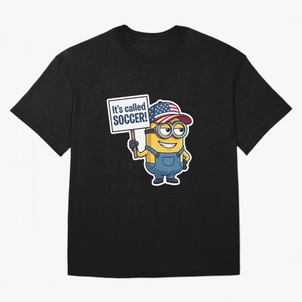 It's Called Soccer! - Funny US Football Meme (Soccer v Football) v1 Oversized T-Shirt Show Your Love for the FIFA World Cup 2026 Journey through Mbappe Highlights, England, France and Netherlands Pride, Global Supporter Spirit, Legendary Goals,