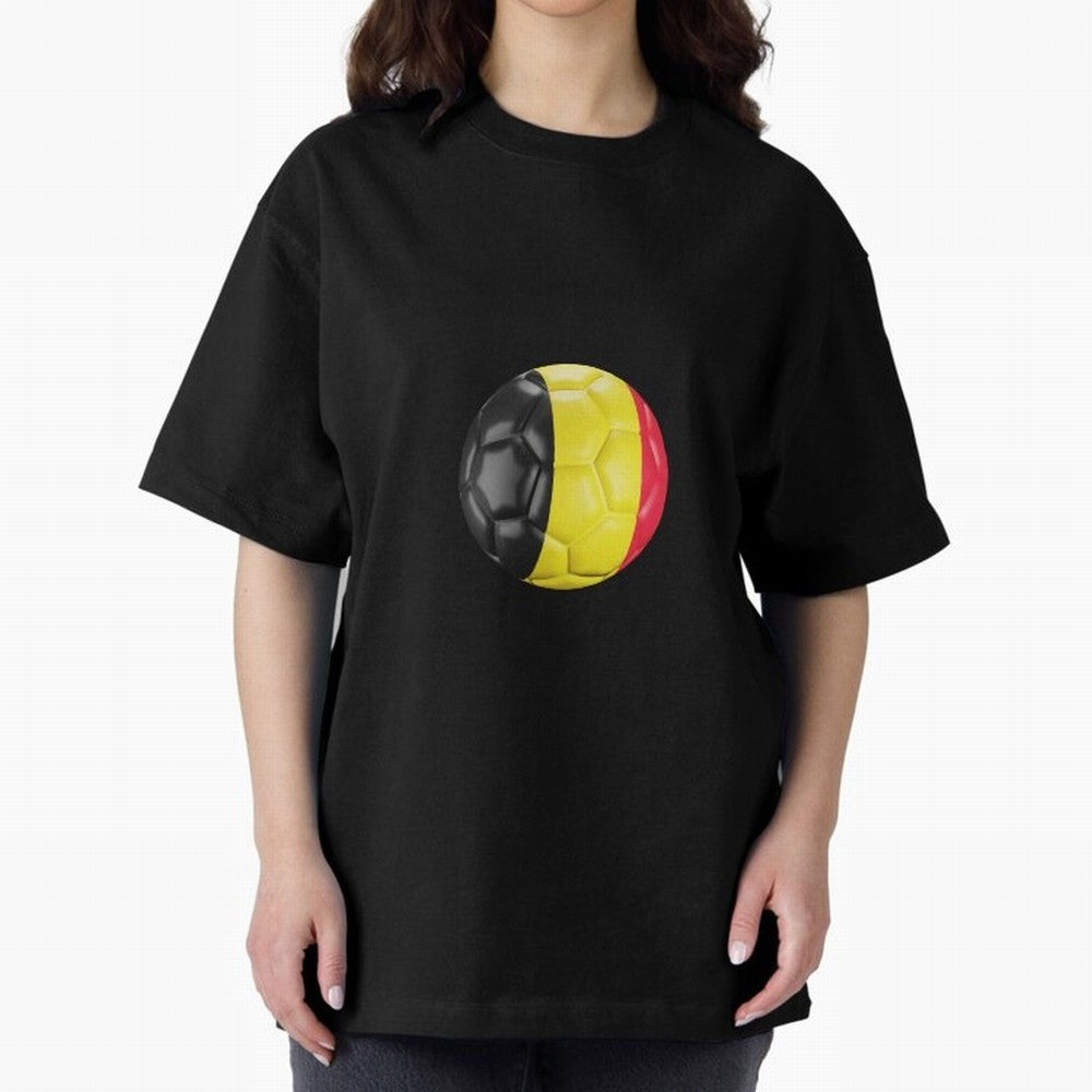 Belgium Football Oversized T-Shirt Celebrate Every Goal in the FIFA World Cup 2026 USA Canada Mexico Journey through Messi and Cristiano Ronaldo Highlights, Netherlands Pride, Tournament Hype, Historic Matchups, Family Viewing Parties and Global