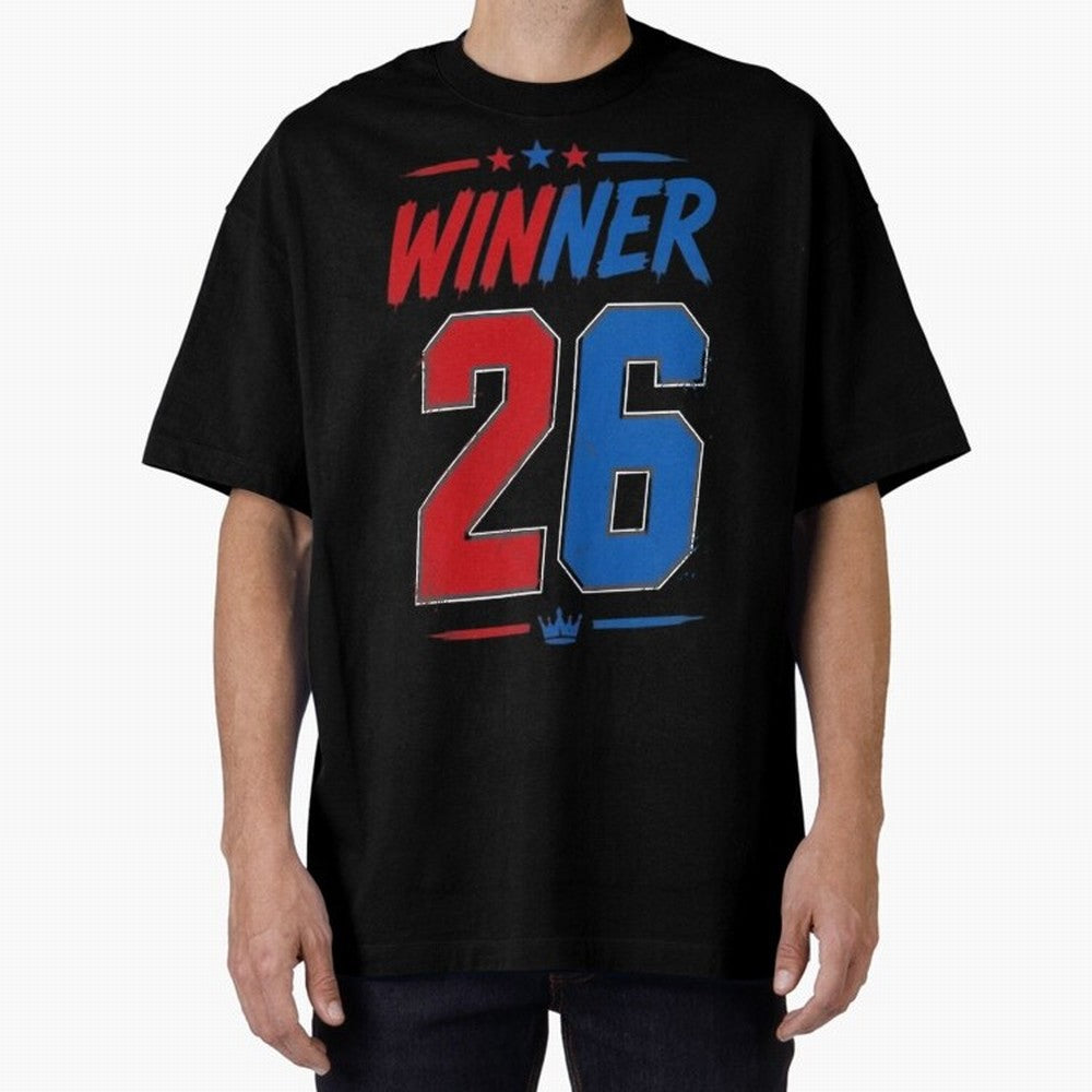 Copy of Dream Champions 2026 Football Streetwear Design | Trophy Graphic Tee Oversized T-Shirt Show Up for the Glory of Global Football Passion for FIFA World Cup 2026 Group Stage, Connected to Cristiano Ronaldo, Spain and Netherlands, Sports