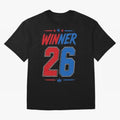 Copy of Dream Champions 2026 Football Streetwear Design | Trophy Graphic Tee Oversized T-Shirt Show Up for the Glory of Global Football Passion for FIFA World Cup 2026 Group Stage, Connected to Cristiano Ronaldo, Spain and Netherlands, Sports