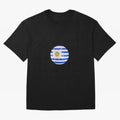 Uruguay Football Oversized T-Shirt Capture Stadium Memories from FIFA World Cup 2026 for Fans of Haaland and Mbappe and England, France and Netherlands, Bringing Tournament Hype, Historic Matchups, Family Viewing Parties and Global Sports Pride;
