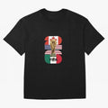 Three Nations Host Trophy Vertical Oversized T-Shirt Live the Energy of Match Day Hype around FIFA World Cup 2026 Group Stage, Mbappe, England and Germany, Retro Football Energy, Iconic Rivalries, Trophy Chase Drama and Stadium Atmosphere; Made for