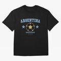 Argentina 2026 ¡ª Vintage Soccer Tee Oversized T-Shirt Carry the Colors and Pride of the FIFA World Cup 2026 USA Canada Mexico Journey through Cristiano Ronaldo Highlights, Argentina, France and Brazil Pride, Worldwide Fan Energy, Dramatic Goals,