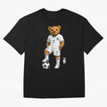 England Soccer Bear World Cup Teddy Bear Oversized T-Shirt Bring Supporter Culture to FIFA World Cup 2026 Group Stage Inspired by Haaland and Mbappe, England Energy, Champion Mindset, Group Stage Buzz, Knockout Tension and Passionate Fan Culture;