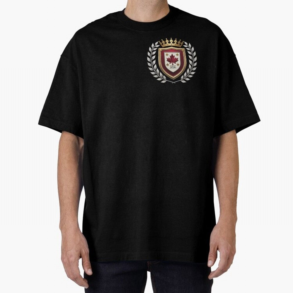 Canada World Cup 2026 Oversized T-Shirt Bring FIFA World Cup 2026 USA Canada Mexico Spirit, Made for England, Haaland, Vintage Soccer Flavor, Modern Football Stars, National Flags and Final Night Emotion; Made for Collectors Who Enjoy Iconic