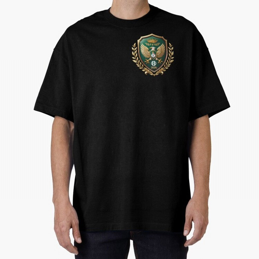 Mexico World Cup 2026 Oversized T-Shirt Support Your Favorite Stars during FIFA World Cup 2026 Group Stage for Fans of Messi and Cristiano Ronaldo and Argentina, Bringing Championship Spirit, Famous Goals, Roaring Crowds and International Football