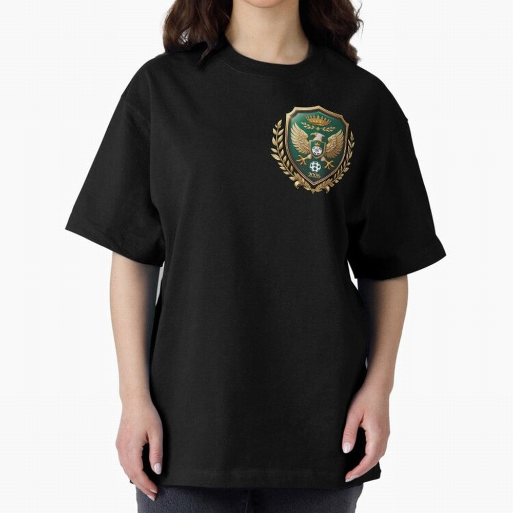Mexico World Cup 2026 Oversized T-Shirt Support Your Favorite Stars during FIFA World Cup 2026 Group Stage for Fans of Messi and Cristiano Ronaldo and Argentina, Bringing Championship Spirit, Famous Goals, Roaring Crowds and International Football