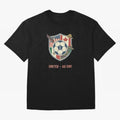 North America United Soccer 2026 Vintage Crest Oversized T-Shirt Build FIFA World Cup 2026 Group Stage for Fans of Messi, Neymar and Mbappe and Argentina, Bringing Championship Spirit, Famous Goals, Roaring Crowds and International Football Unity;
