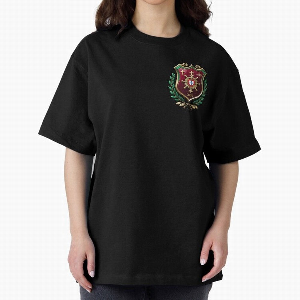 Portugal World Cup 2026 Oversized T-Shirt Honor the Beautiful Game during Match Day Hype around FIFA World Cup 2026 USA Canada Mexico, CR7, England and Germany, Soccer Culture, Superstar Moments, National Team Dreams and Competitive Fire; Great for