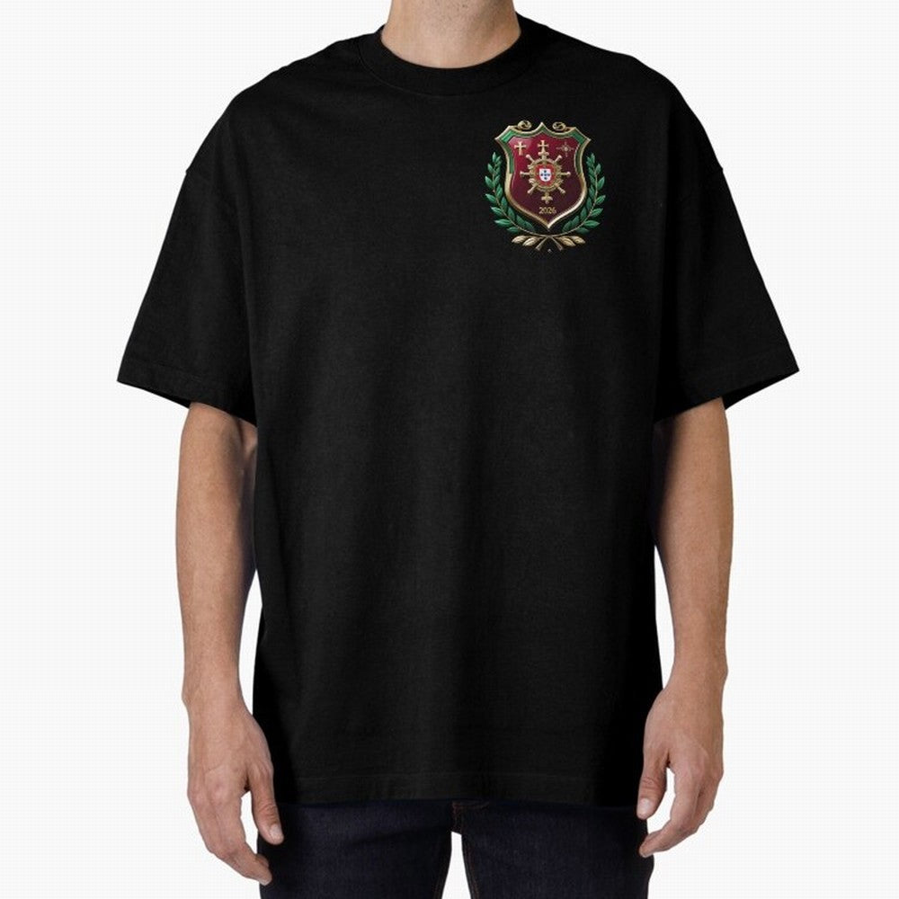 Portugal World Cup 2026 Oversized T-Shirt Honor the Beautiful Game during Match Day Hype around FIFA World Cup 2026 USA Canada Mexico, CR7, England and Germany, Soccer Culture, Superstar Moments, National Team Dreams and Competitive Fire; Great for