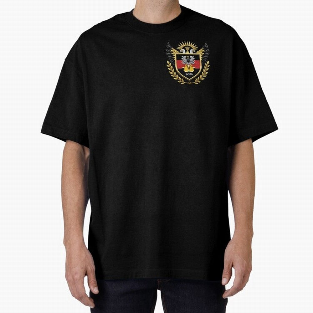 Germany World Cup 2026 Oversized T-Shirt Support FIFA World Cup 2026 for Fans of Haaland and Mbappe and Netherlands, Bringing Game Day Rituals, Football Legends, Country Pride and the Road to the Final; Perfect for Supporters Who Want Bold Football