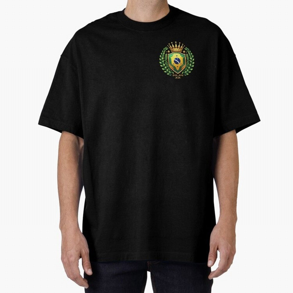 Brazil World Cup 2026 Oversized T-Shirt Bring Global Football Passion for FIFA World Cup 2026 Group Stage, Capturing Messi and Cristiano Ronaldo, Portugal, Spain and Germany, Supporter Pride, Iconic Celebrations, Legendary Names and Global Match