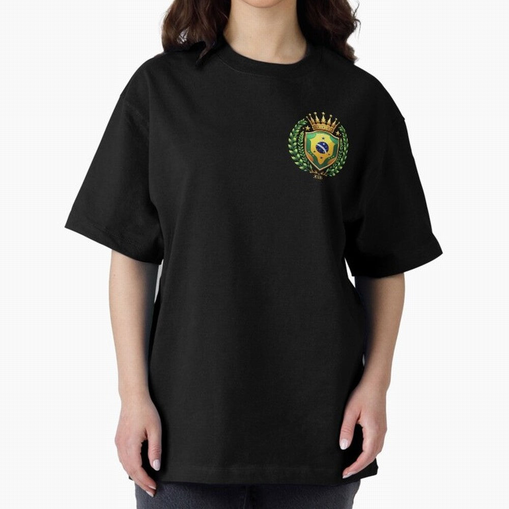 Brazil World Cup 2026 Oversized T-Shirt Bring Global Football Passion for FIFA World Cup 2026 Group Stage, Capturing Messi and Cristiano Ronaldo, Portugal, Spain and Germany, Supporter Pride, Iconic Celebrations, Legendary Names and Global Match