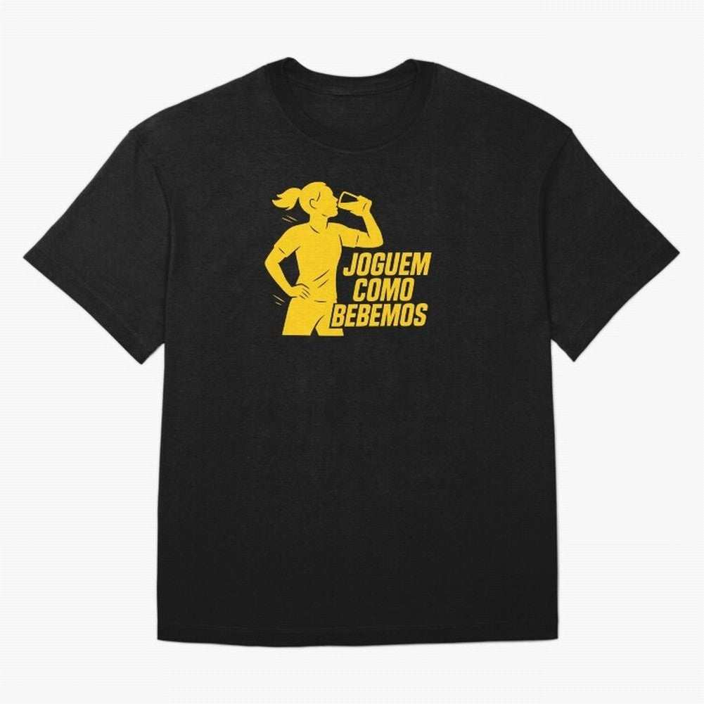 Joguem Como Bebemos Women World Cup 2026 Oversized T-Shirt Show Your Stadium Side during FIFA World Cup 2026 Group Stage Inspired by Mbappe, Spain and Netherlands Energy, Match Day Excitement, Supporter Culture, Golden Goals and Global Football