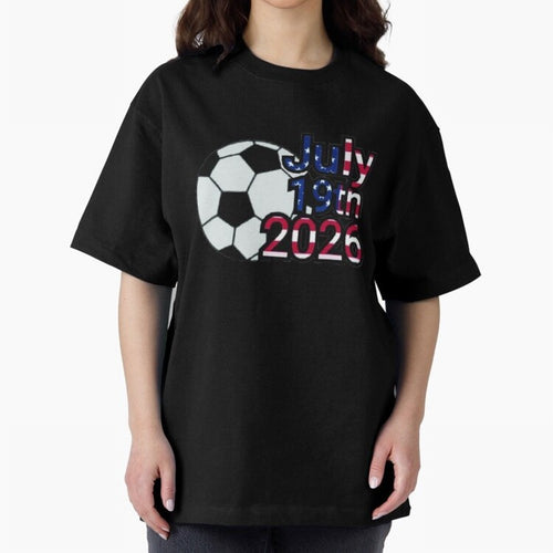 2026 USA Oversized T-Shirt Cheer through Every Moment of Match Day Hype around FIFA World Cup 2026, Mbappe, England, Goal Celebration Energy, Supporter Heritage, Football Icons and Worldwide Tournament Joy; Made for Collectors Who Enjoy Iconic