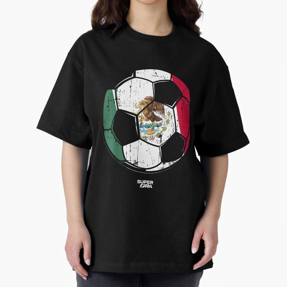 2026 Mexico Soccer Fan World Cup Oversized T-Shirt Share the Excitement of FIFA World Cup 2026 Group Stage Spirit, Made for Spain, Neymar, Haaland and Cristiano Ronaldo, Vintage Soccer Flavor, Modern Football Stars, National Flags and Final Night
