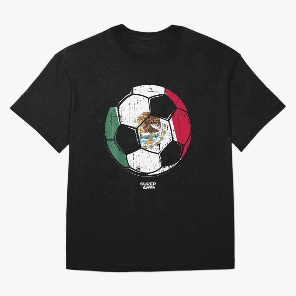 2026 Mexico Soccer Fan World Cup Oversized T-Shirt Share the Excitement of FIFA World Cup 2026 Group Stage Spirit, Made for Spain, Neymar, Haaland and Cristiano Ronaldo, Vintage Soccer Flavor, Modern Football Stars, National Flags and Final Night