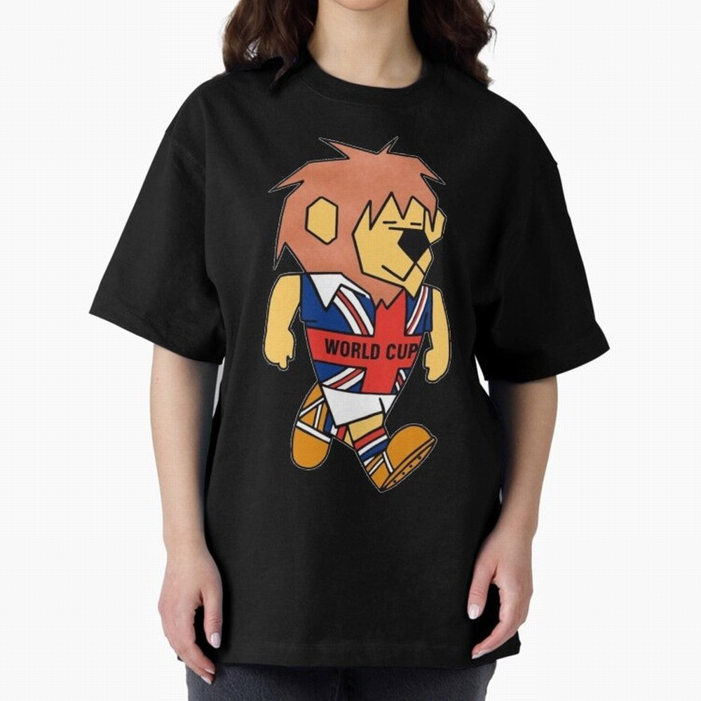 World Cup Willie 1966. Oversized T-Shirt Celebrate Every Goal in the FIFA World Cup 2026 USA Canada Mexico Journey through Messi and Cristiano Ronaldo Highlights, Netherlands Pride, Tournament Hype, Historic Matchups, Family Viewing Parties and