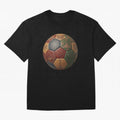 Artistic Ball for the 2026 World Cup ¨C USA, Mexico & Canada Football Design Oversized T-Shirt Wear the Spirit of Match Day Hype around FIFA World Cup 2026 USA Canada Mexico, Messi, Neymar and Mbappe, Brazil, Portugal and Argentina, Football