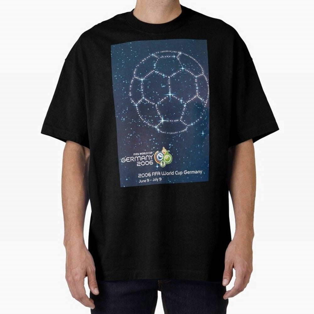 World Cup Germany 2006 v2. Oversized T-Shirt Bring a Vintage Feel to the FIFA World Cup 2026 Journey through Cristiano Ronaldo Highlights, England, France and Netherlands Pride, Tournament Hype, Historic Matchups, Family Viewing Parties and Global
